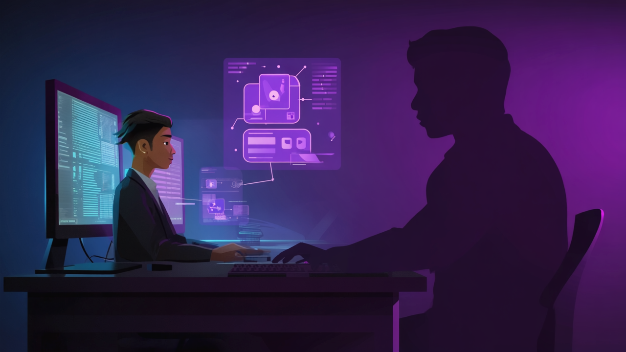 Mitarbeiter nutzt heimlich KI-Tools am Arbeitsplatz – Schatten-KI Risiko für Unternehmen